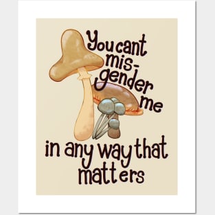 Misgendered Mycelium Posters and Art